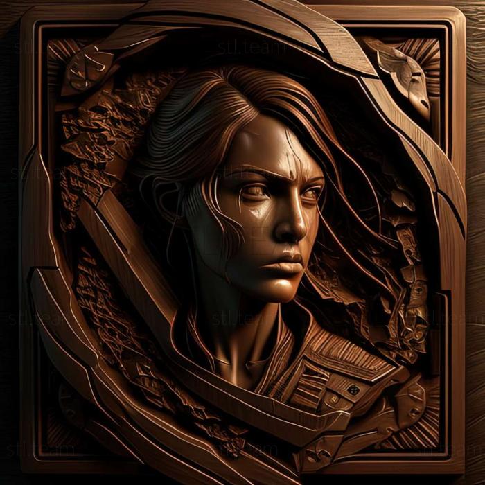 3D model Lara Croft Reflections game (STL)